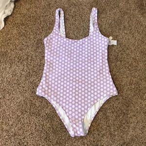 NWT polka dot scoop-back Aerie one piece swimsuit